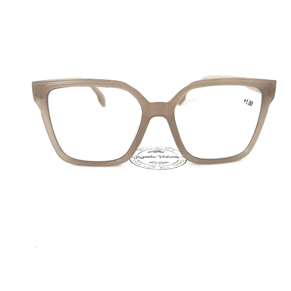 NEW Tan Oversize Fashion Transitional Reading (1.00) Glasses